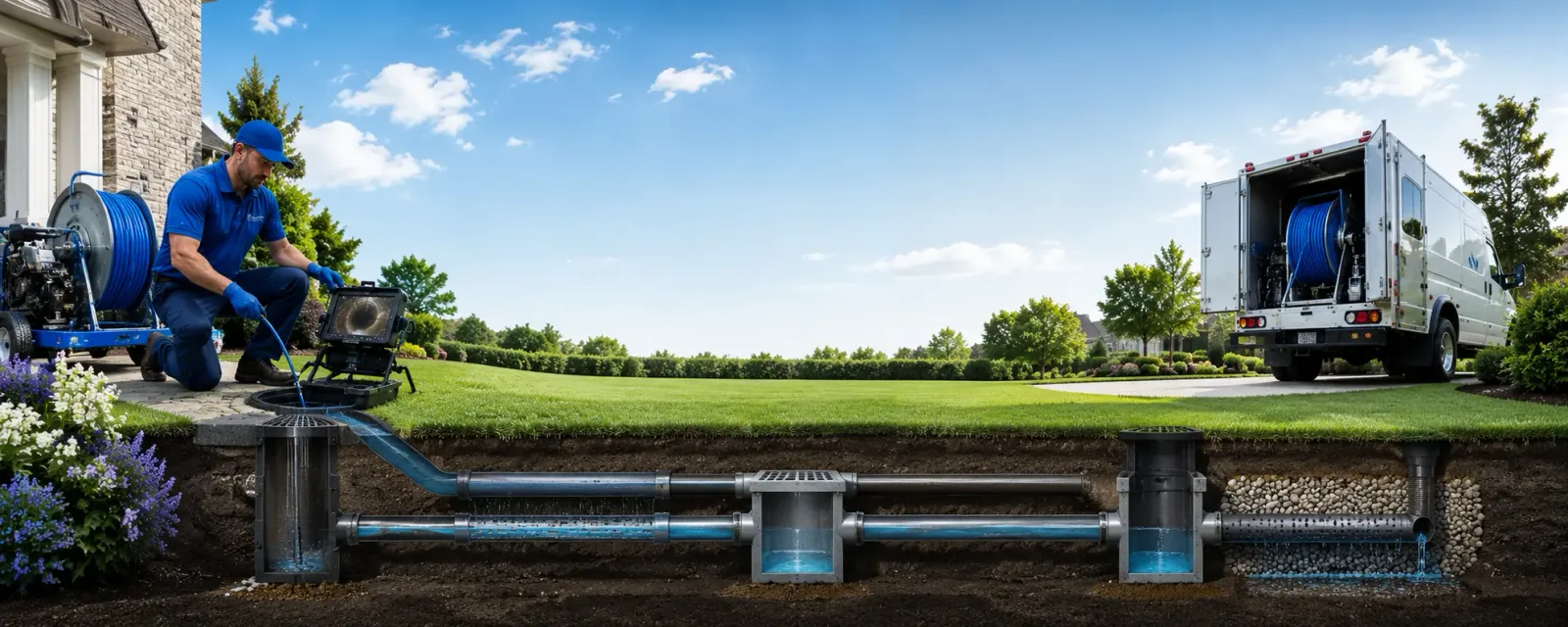 Outdoor drain cleaning information for Mclaughlin, SD